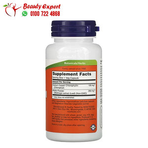 NOW Foods Chlorophyll 100 mg 90 Veg Capsules image 1