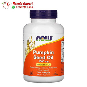 NOW Foods Pumpkin Seed Oil 1000 mg 100 Softgels image 0