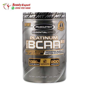 Muscletech 100% Platinum BCAA 8:1:1 200 Caplets image 0