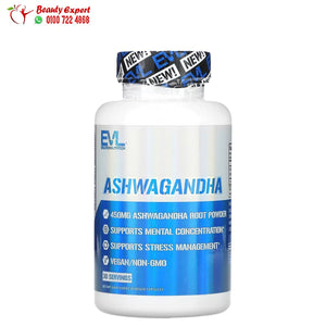 EVLution Nutrition Ashwagandha 450 mg 30 Veggie Capsules image 0