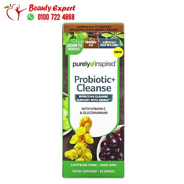 Purely Inspired Probiotic + Cleanse 60 Capsules image 0