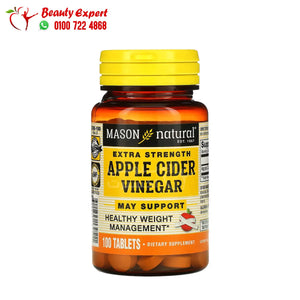 Mason Natural Extra Strength Apple Cider Vinegar 100 Tablets image 0