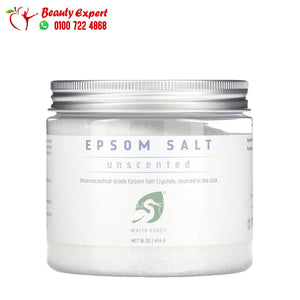 White Egret Personal Care Epsom Salt Unscented 16 oz (454 g) image 0