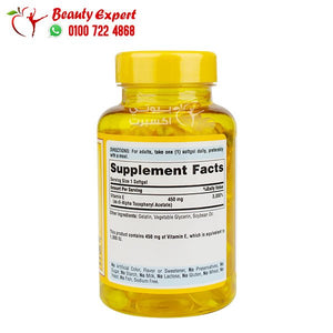 puritan's pride vitamin e 450 mg 1000 iu 100 softgel image 2