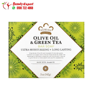 Nubian Heritage Olive Oil & Green Tea Bar Soap 5 oz (142 g) image 0