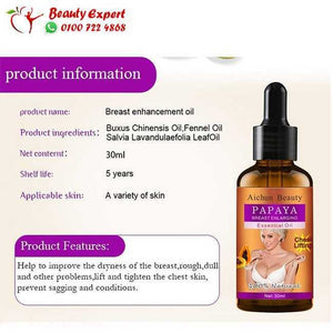 Aichun Beauty Papaya Breast Enlarging Essential Oil 30ML image 1