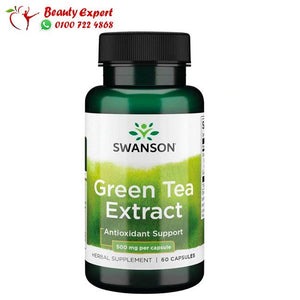 Swanson Green Tea Extract 500 mg 60 Capsules image 0