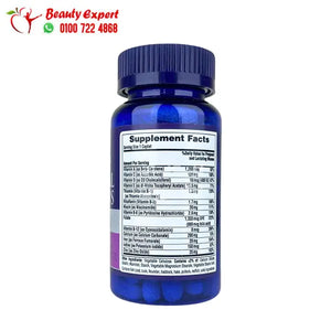 prenatal vitamins for pregnant & nursing women 100 coated caplets puritans pride image 1