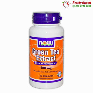Now Foods Green Tea Extract 400 mg 100 Capsules image 0