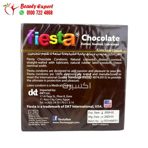 Fiesta Chocolate - Dotted & flavored Condoms image 1