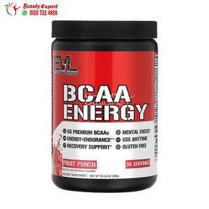 EVLution Nutrition BCAA ENERGY Fruit Punch 10.16 oz (288 g) image 0