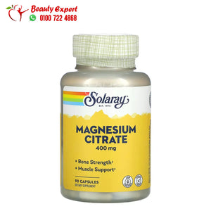 Solaray Magnesium Citrate 133 mg 90 Capsules image 0
