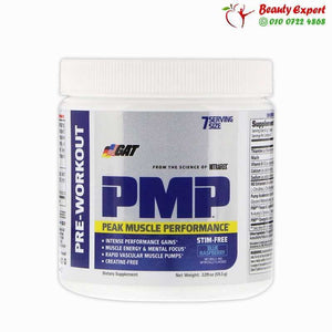GAT PMP Pre-Workout Peak Muscle Performance Blue Raspberry 2.09 oz (59.5 g) image 0
