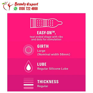 ديوريكس بليجر مي 12 واقي ذكري durex pleasure me 12 condoms image 1