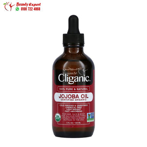 Cliganic 100% Pure & Natural Jojoba Oil 4 fl oz (120 ml) image 0