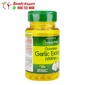 odorless garlic supplement 1000 mg puritan pride 100 softgels image 1