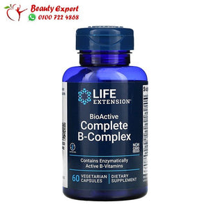 كبسولات فيتامين بي كومبلكس 60 كبسولة لعلاج نقص فيتامين ب - Life Extension Vitamin B Complex image 0