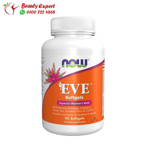 أقراص ايف ملتي فيتامين للنساء 90 قرص - Now Foods Eve Women Multivitamin image 0