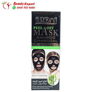 قناع اسود للوجه لازالة الرؤوس السوداء 120مل peel off mask bamboo charcoal image 0