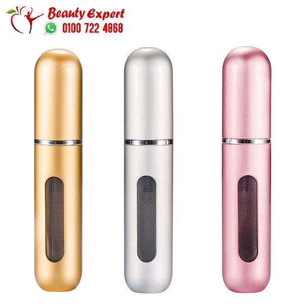 Portable Mini Refillable Perfume Empty Spray Bottle 3 Pcs Pack of 5ml Refillable Perfume Spray Multicolor Perfume Spray Scent Pump Case for Traveling and Outgoing 2 image 0