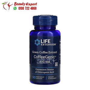 Life Extension CoffeeGenic Green Coffee Extract 400 mg 90 Vegetarian Capsules image 0