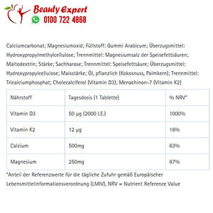 Magnesium Calcium K + D tablets (40 pieces) 73.2 g image 2