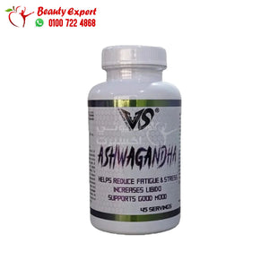 اشواجندا حبوب Ashwagandha 600mg - 90 Capsules-V SHAPE image 0