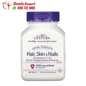 21st Century Extra Strength Hair Skin & Nails 90 Tablets image 0