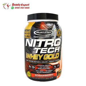 بروتين واي جولد مصل اللبن - 999 جرام | Muscletech-Nitro Tech image 4