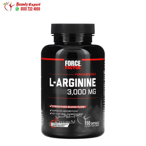 Force Factor L-Arginine 600 mg 150 Capsules image 3