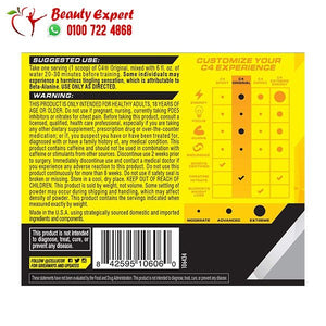 cellucor C4 original preworkout 60 serving 390g green apple image 1