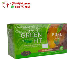 green fit green tea extract جرين فيت مستخلص الشاي الاخضر 24 كيس image 1