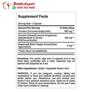 كبسولات كركمين 1000مج 60ك trumeric curcumin image 1