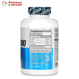 EVLution Nutrition BCAA5000 240 Capsules image 2