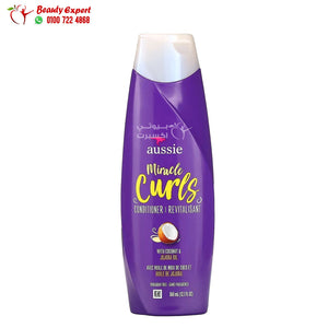 Aussie Miracle Curls Conditioner Coconut & Jojoba Oil 12.1 fl oz (360 ml) image 0