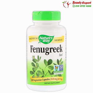 Nature's Way Fenugreek Seed 610 mg 180 Vegetarian Capsules image 0