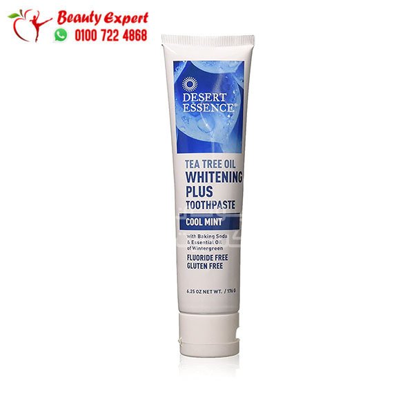 Desert Essence Tea Tree Oil Whitening Plus Toothpaste Cool Mint 1 oz (28.35 g) image 2