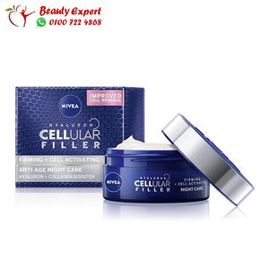 NIVEA Hyaluron Cellular Filler Anti-Age Night Cream + collagen booster 50 ml image 0