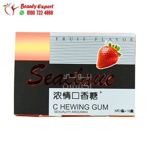 لبان سكس لاف لبان منشط للنساء بنكهة الفراولة 50 قطعة image 0