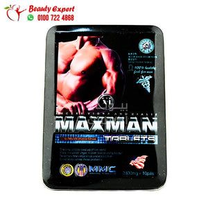 حبوب ماكس مان المطور فورية لتقوية الانتصاب 10 كبسولات maxman image 0