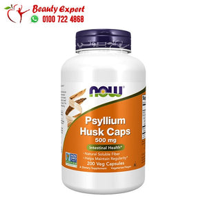 Now Psyllium Husk 500Mg 200/Veg Cap image 0