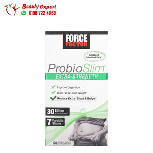 Force Factor ProbioSlim Extra Strength 30 Billion CFU 120 Vegetable Capsules image 0