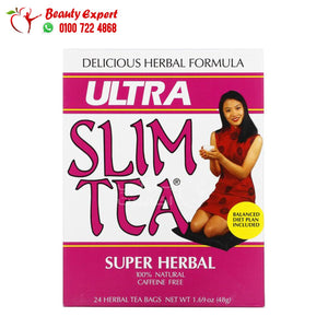 Hobe Labs Ultra Slim Tea Super Herbal Caffeine Free 24 Herbal Tea Bags 1.69 oz (48 g) Each image 0