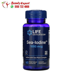 Life Extension Sea-Iodine 1 000 mcg 60 Vegetarian Capsules image 0