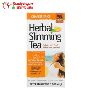 21st Century Herbal Slimming Tea Orange Spice Caffeine Free 24 Tea Bags 1.7 oz (48 g) image 0