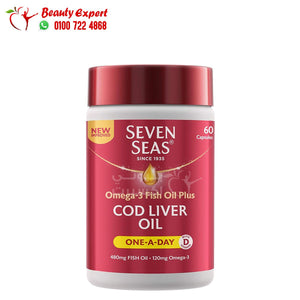 seven seas omega 3 COD liver oil 60 caps image 0