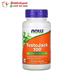 كبسولات تستوجاك 60 كبسولة - Now Foods TestoJack 100mg image 0