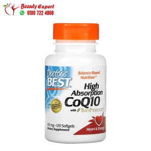 Doctor's Best High Absorption CoQ10 with BioPerine 100 mg 120 Softgels image 0