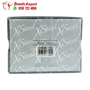 عسل اكس ستيل للانتصاب 12 كيس xsteel black horse image 5