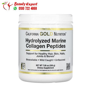 California Gold Nutrition Hydrolyzed Marine Collagen Peptides Unflavored 7.05 oz (200 g) image 0